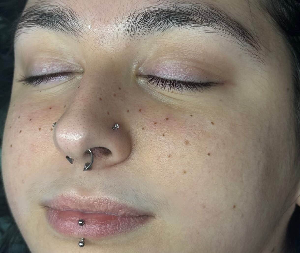 Freckle & Beauty Mark Tattoo at Belle Ame Skin and Beauty Lounge in Vancouver